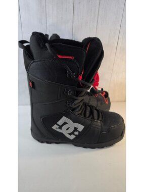 DC PHASE MENS SNOWBOARD BOOTS BLACK RED LACE UP SNOWBOARDING GEAR SIZE 13 SNOW